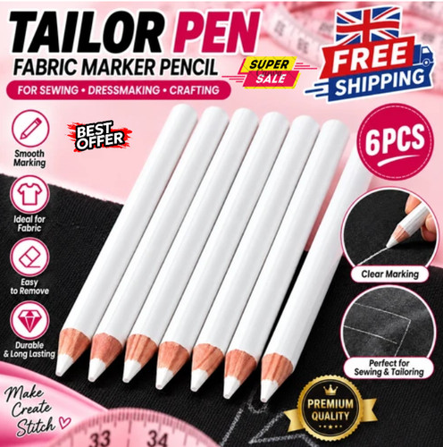 6pcs white tailor - 6pcs,
