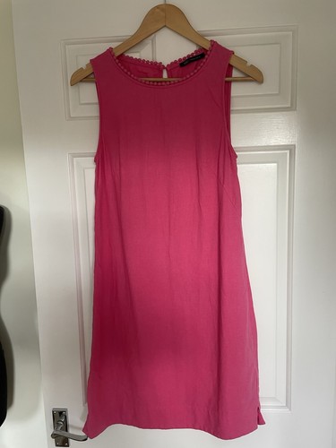 Women linen blend dress - women's,