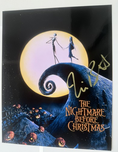 Tim burton signed photo - tim,