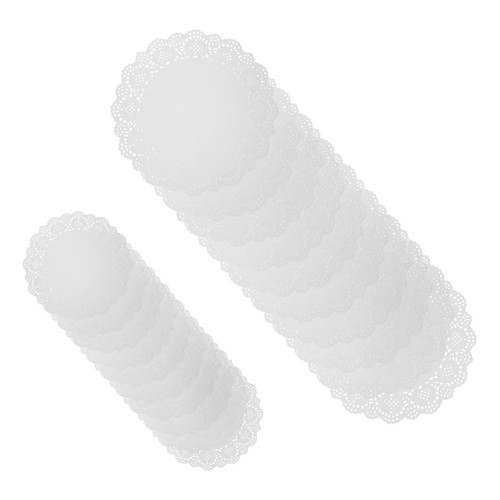 Round lace paper doilies - round,