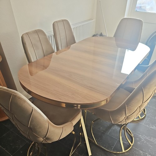 Dining table set chairs new - table,