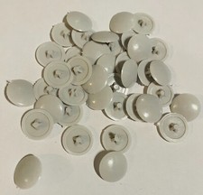 PZ2 Screw Caps Covers Pozi Head 11mm Push Fit Furniture Black White Brown Spax