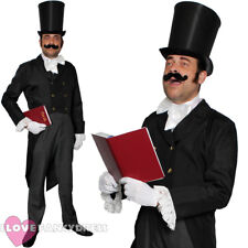 VICTORIAN MAN COSTUME MENS CHRISTMAS CAROLLER FANCY DRESS COSTUME DICKENSIAN
