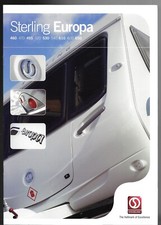 Sterling Europa Caravans 2008-09 UK Market Brochure 650 620 610 530 495 540 520