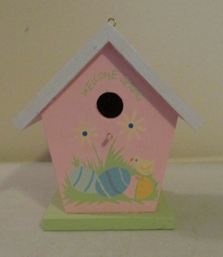 Wooden bird house - house, decoration