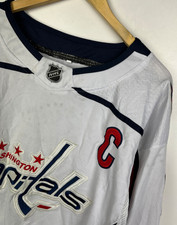 NHL ICE HOCKEY JERSEY Size Large Men's Washington Capitals Shirt White