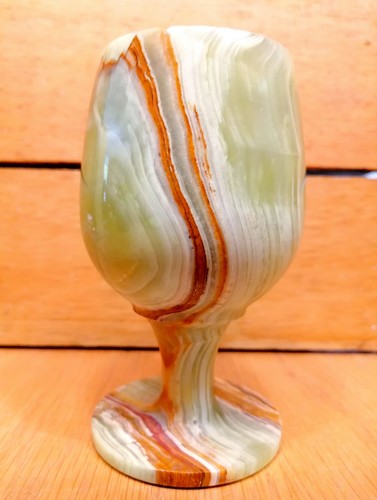 Stunning onyx goblet vintage - stunning,