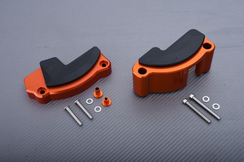 Orange engine cover crash - orange, pad