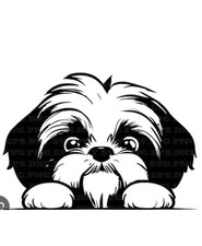 6“ Shih Tzu Dog Decal Vinyl