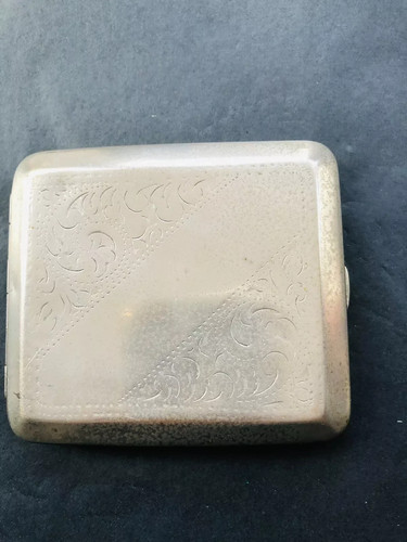 Vtg etched silver plate - vtg, silver-plate