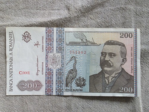 Romania 200 lei 100 - romania,