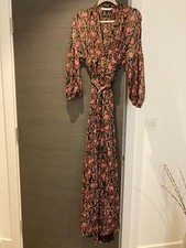 Zara floral maxi wrap dress - floral,