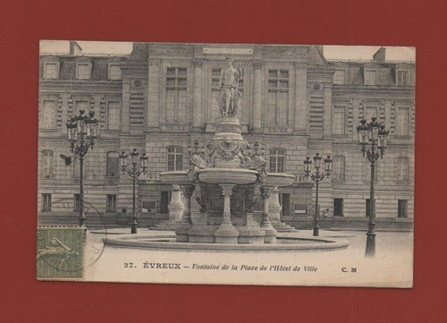 Evreux fountain the place - the,