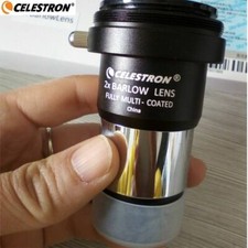 1.25inch Celestron 2x Barlow Lens Eyepiece Lens for Interface Astro Telescope