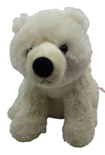 Aurora White Polar Bear Fluffy Cuddly 11"Plush Soft Toy Teddy Destination Nation
