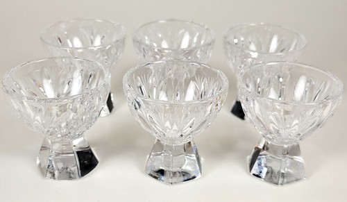 Vintage crystal etched glass - etched,