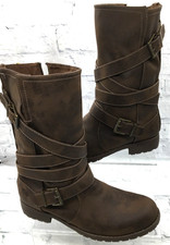 Rocket Dog Bruly Brown Calf-High Boots UK Size 5 (DC159K30)
