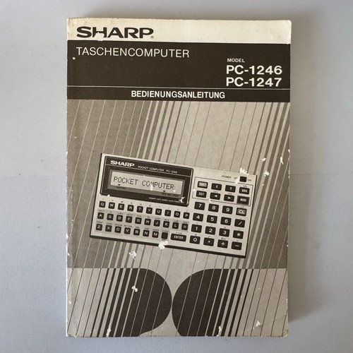 Sharp pocket computer - sharp, pc-1246