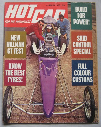 Hot car magazine 1970 - hot, 01/1970