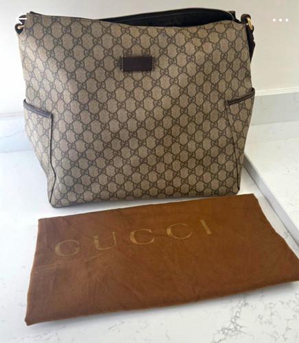 Gucci canvas messenger - gg,