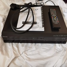 TOSHIBA DVR20KB VHS DVD RECORDER COMBI FREEVIEW 1080P HDMI MANUAL WITH REMOTE