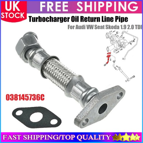 Turbo oil feed pipe fits - feed,