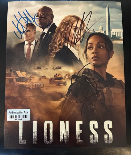 Lioness signed 8x10 - signed,