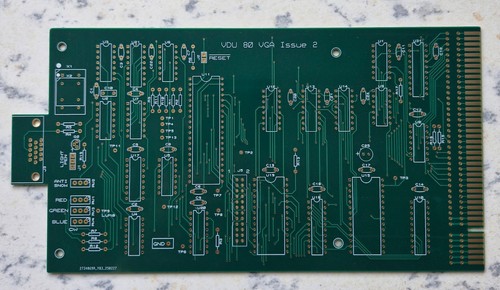 Vga vdu pcb - vdu, the