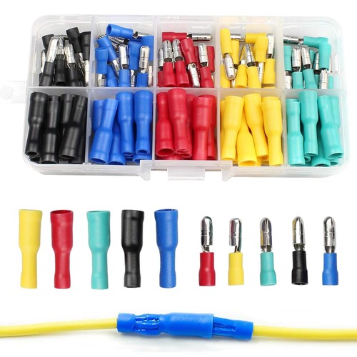 100pcs crimp connectors bullet - crimp, connectors,bullet