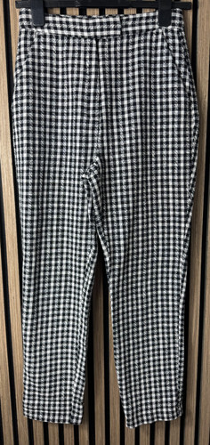 Zara trousers black white - zara,