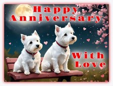 Happy Anniversary Westie Dog
