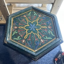 Moroccan Hand Painted Green