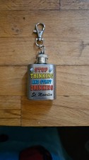 Mini Flask keychain Stop