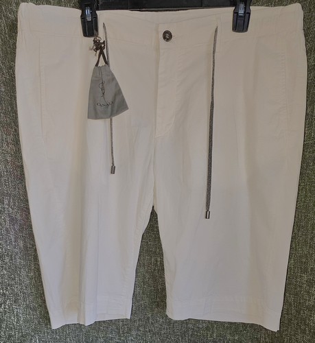 Canali drawstring cream twill - canali,