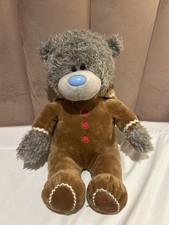 Me To You Tatty Teddy Christmas Edition Gingerbread Man Soft Toy Plush 10”