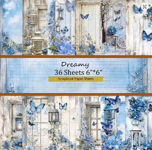 Sheets 6x6 vintage - 36, 6x6"