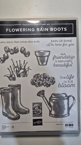 Stampin flowering rain - up!,