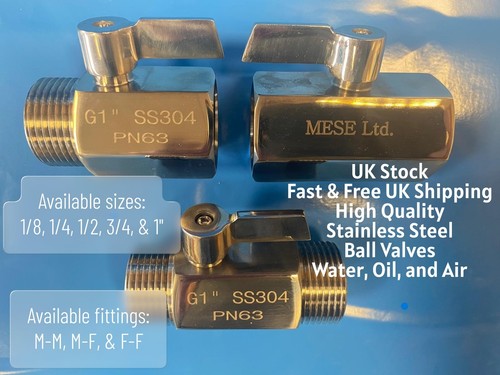 Shut off ball valve 1 - valve, 1/8