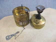 Vintage SVEA 123 Brass Camping Stove Made In Sweden Backpacking Petrol