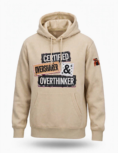 Men beige pullover - pullover, hoodie