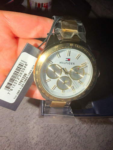 Tommy hilfiger 44mm white dial - tommy,