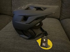Fox Dropframe  MTB Cycling Helmet Black Mountain Bike Size Medium 54-56cm