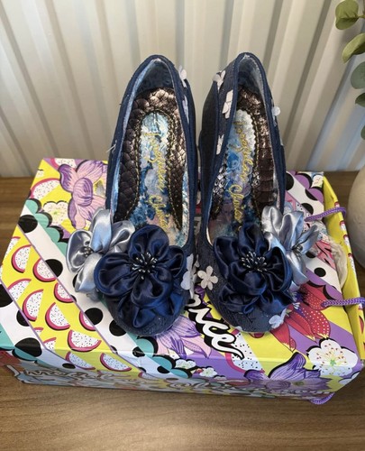 Irregular choice navy glitter - choice,