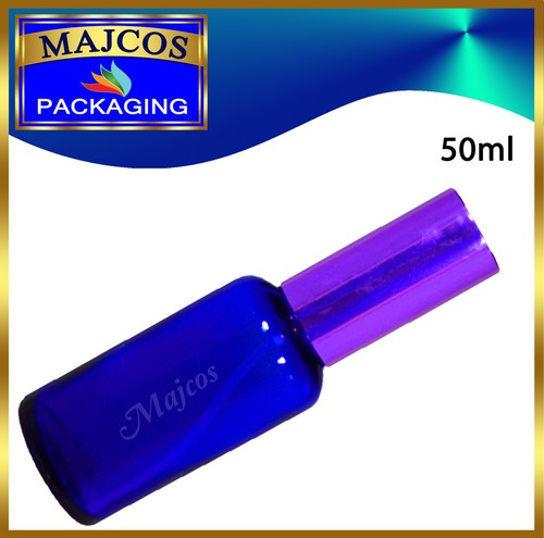 50ml empty cobalt - empty, blue