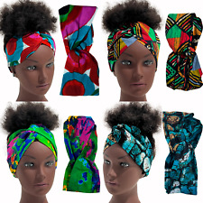 Twisted Headband African Fabric Ankara Headscarf Head Tie Hair Accessories