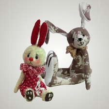 Soft toy rabbit sewing