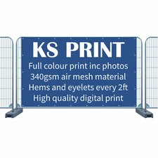 Custom printed Heras