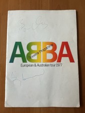 ABBA unique autographed