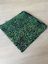 Green And Black Batik Fabric