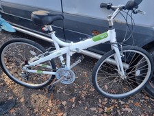 Tern Joe C21 Foldable Bike green and white ideal motorhome car van 